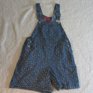 Gloria Vanderbilt Women's Floral Overall Shorts Size Petite Small